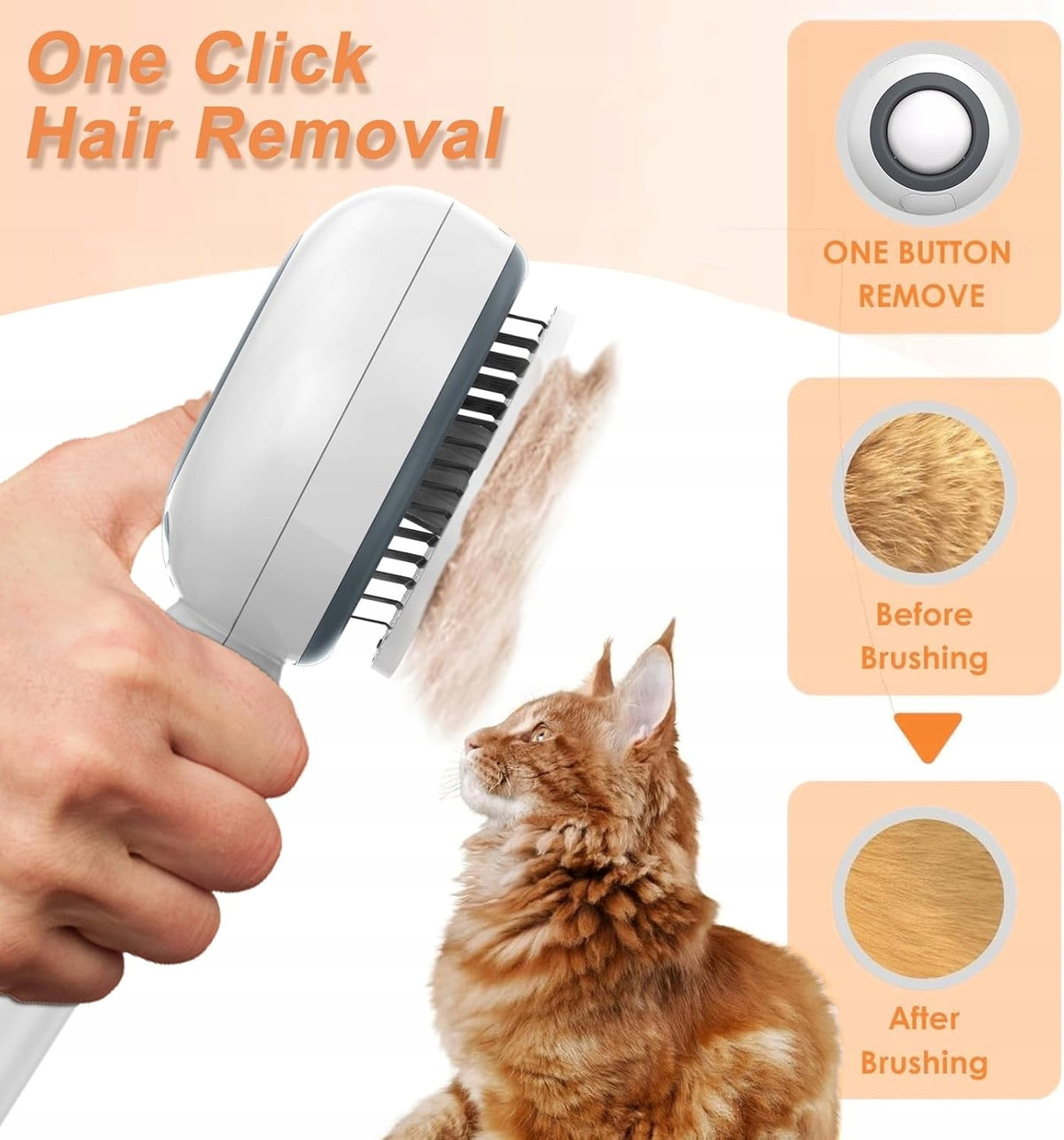 Lollipop Brush Pet Comb Steam Hair Long Short Rough Manufacturer code 8011391609378