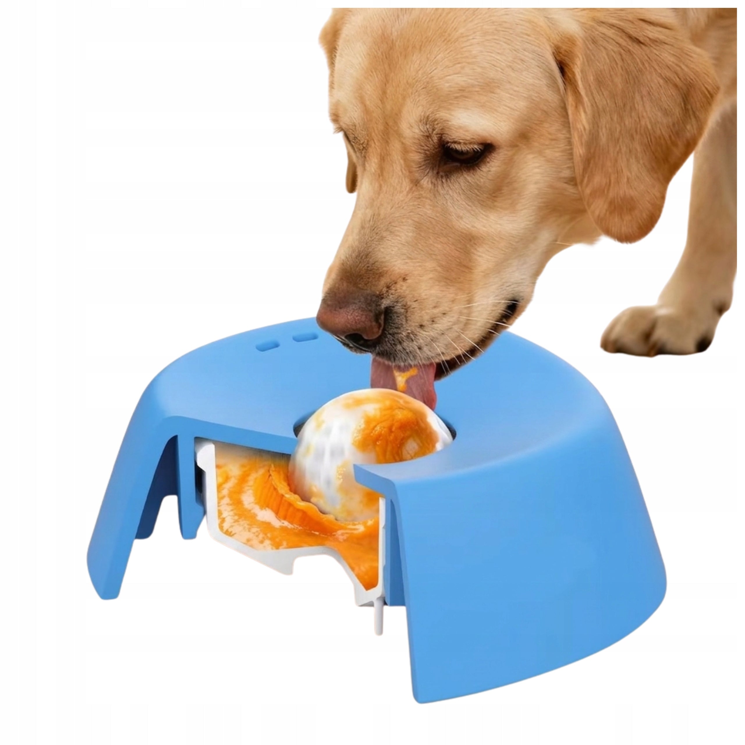 Lollipop for Dog Free Food Bowl Slower Ball Yogurt Food PETITU