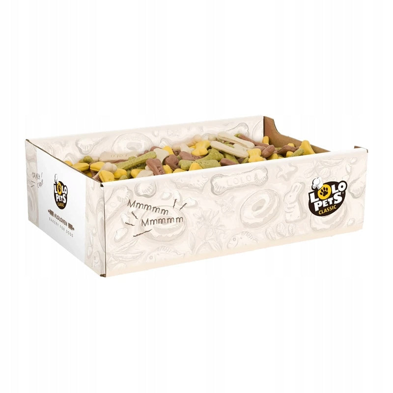 Lolo Pets Classic Dog Bone Biscuits M Mix 2kg