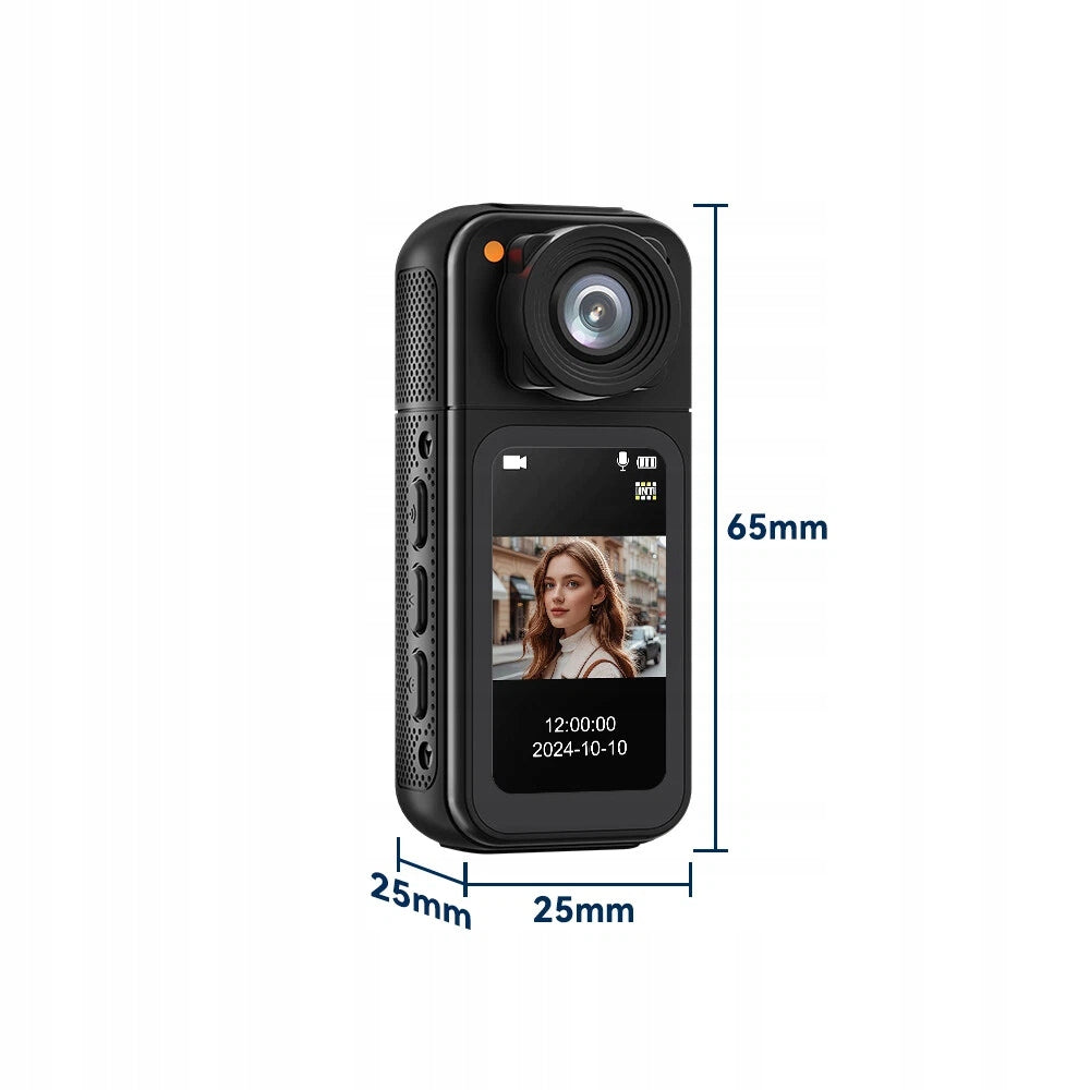 Long Battery Life Mini Action Camera HD Camera 180° Rotating Lens Manufacturer code GTFF3