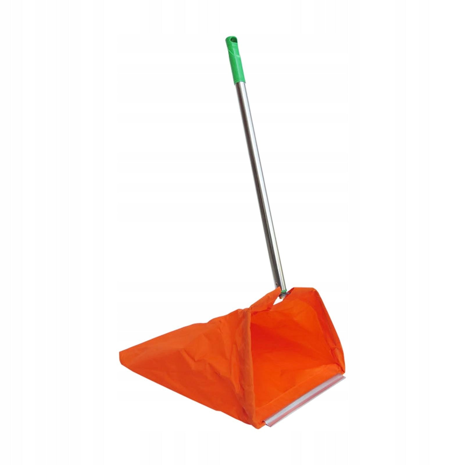 Long Handle Dust Pan with Windproof Garbage Bag Rod 60cm Length Accessory