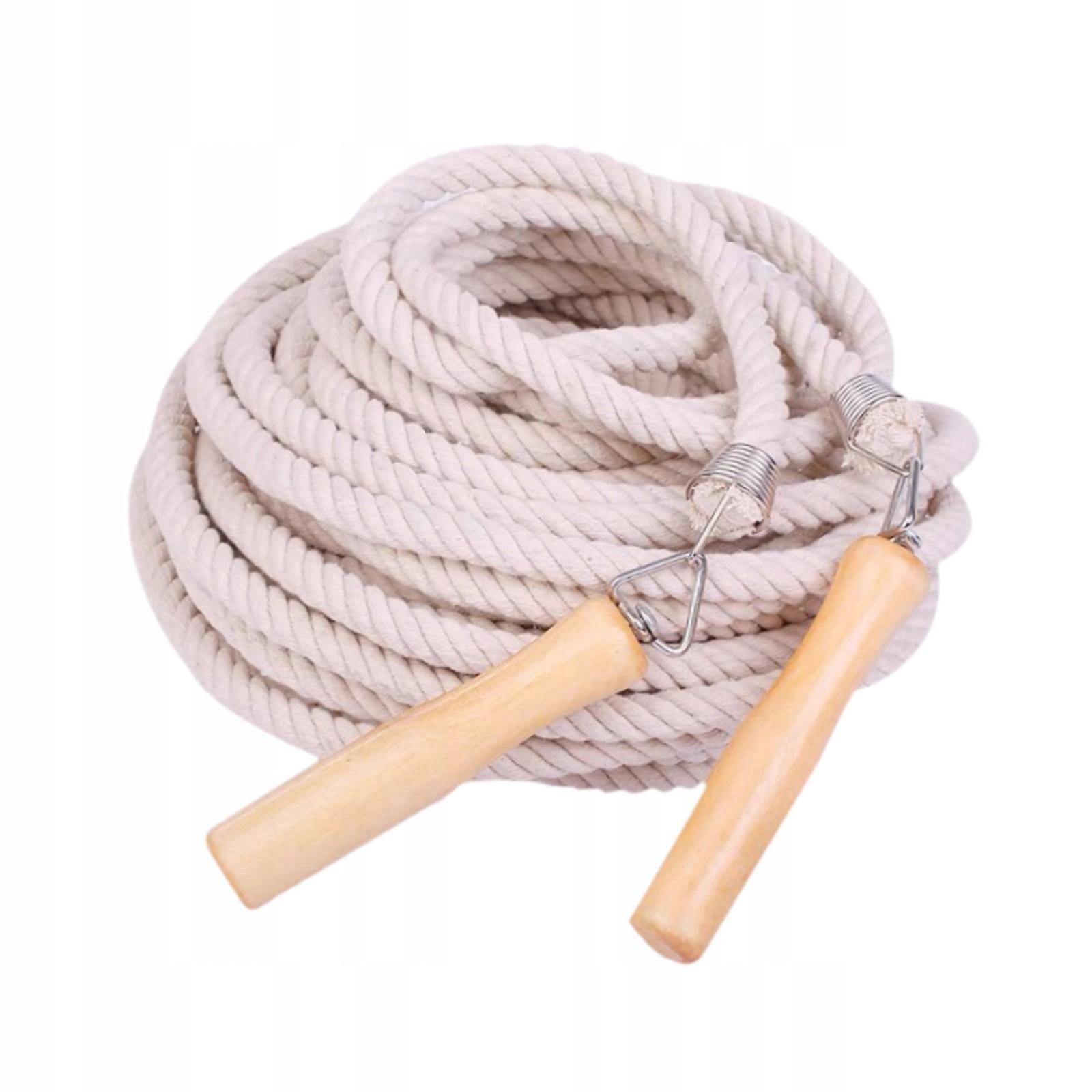 Long Jump Rope for AntiSlip Handles Wear Resistant Multiuse Flexible 5m Rope length 29.67 cm