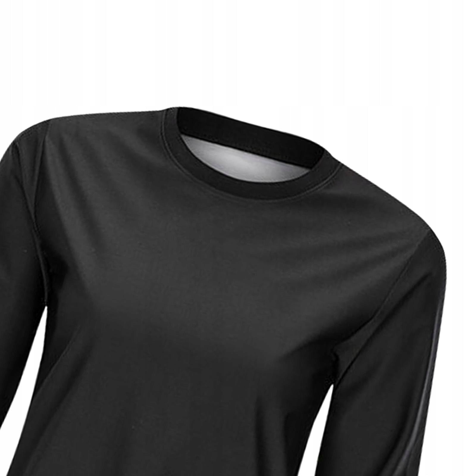 Long Sleeve Women Sauna Suit Body Shaper Burning Waist Trainer XL Black Manufacturer code 11554062413