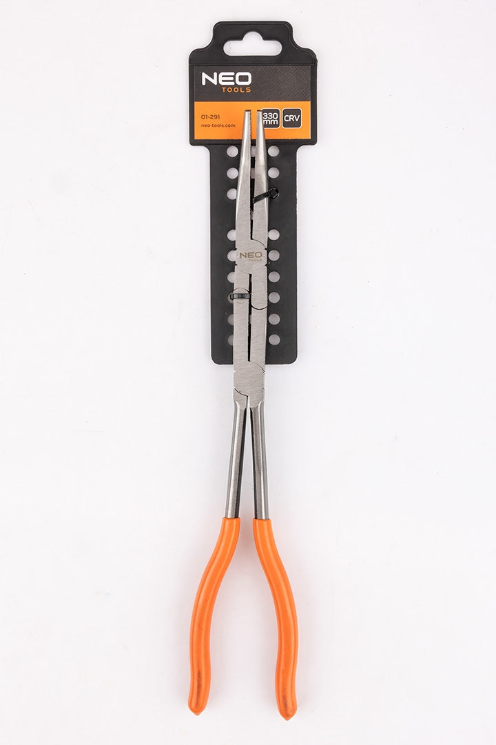 Long straight pliers with double joint CRV NEO TOOLS 01-292 Product weight with unit packaging 0.42 kg