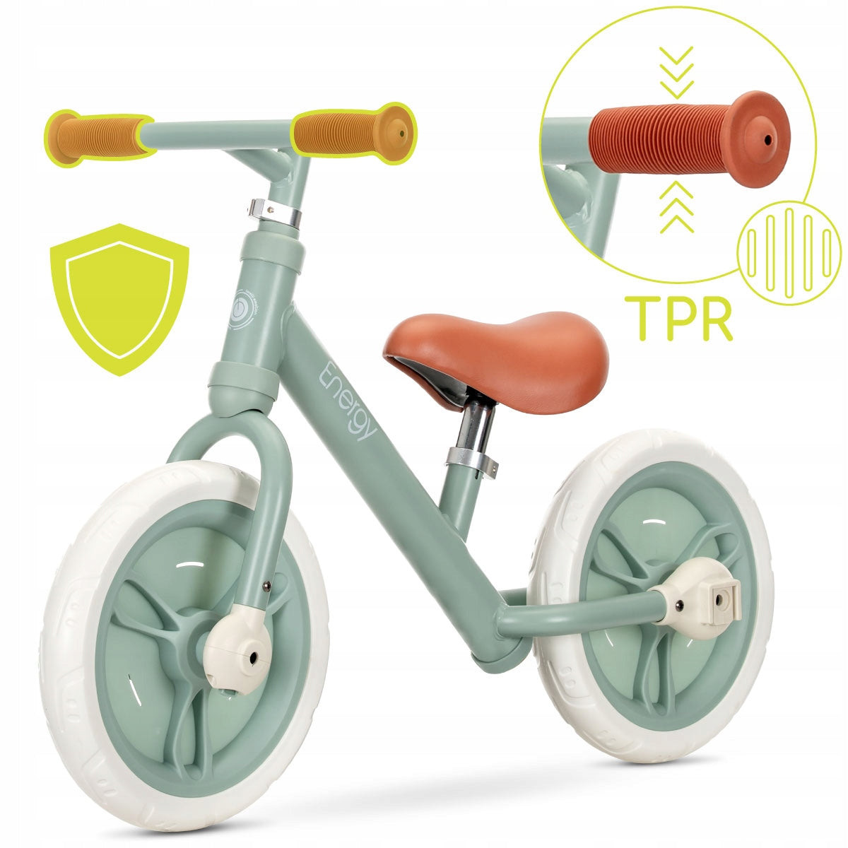 Lorelli Balance Bike 2in1 Pedals Mounted Side Wheels Energy Green Frame steel
