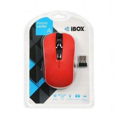 Loriini Pro Optical Wireless Mouse Red Manufacturer code IMOF008WR