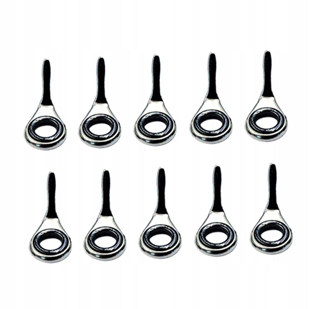 Lots 10 Fishing Rod Guides 7 Sizes Circle Pole Manufacturer code Jurnish-66022195