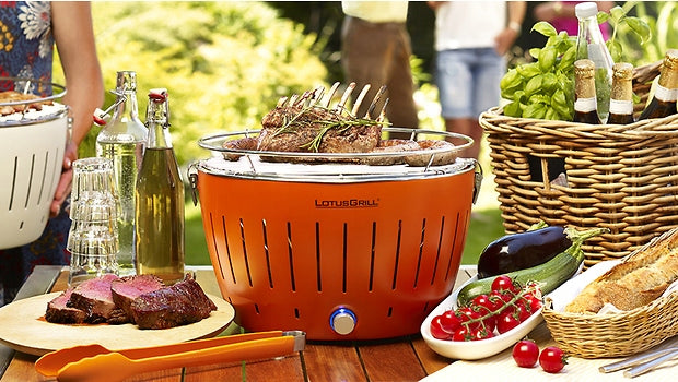 LotusGrill Standard Anthracite/black – Smokeless Charcoal Grill 32 cm Manufacturer LotusGrill