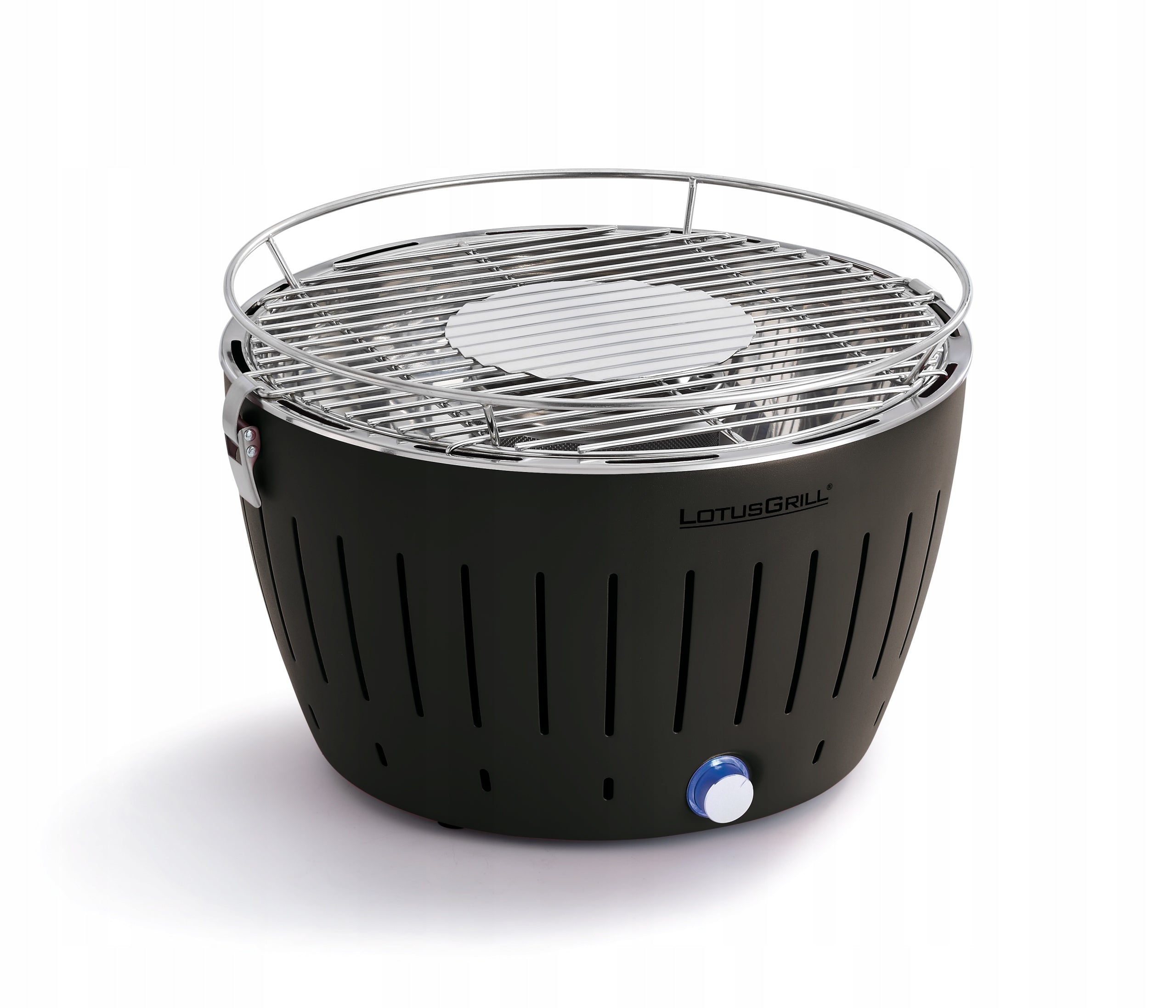 LotusGrill Standard Anthracite/black – Smokeless Charcoal Grill 32 cm