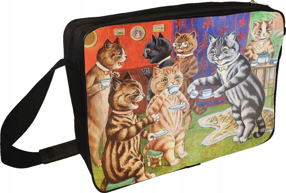 Louis Wain Cat Tea Shoulder Bag