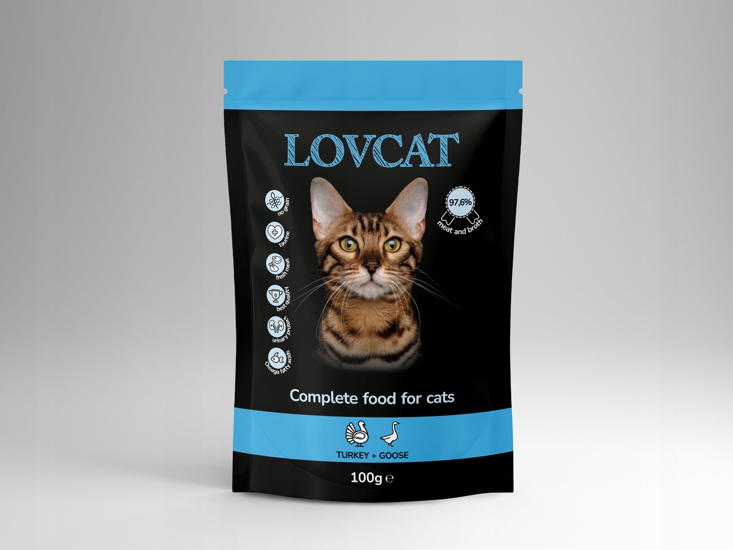 Lovcat Best Turkey & Goose sachet 100g Brand LOVCAT