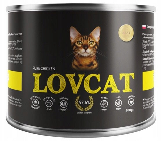 Lovcat Pure Chicken can 200g