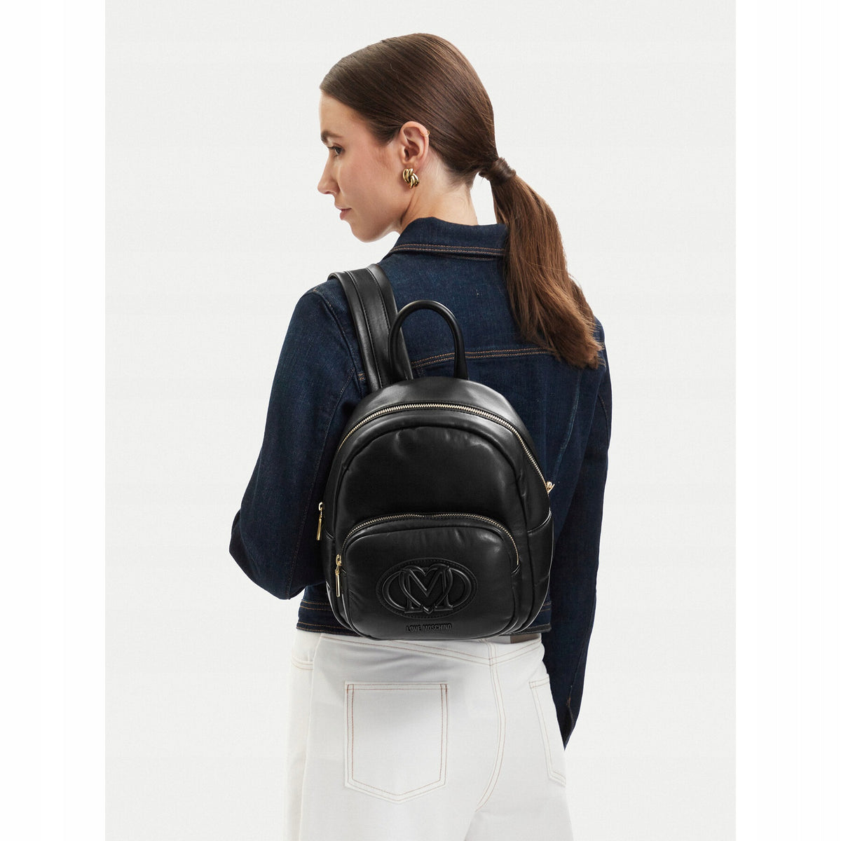Love Moschino Women's Backpack Black JC4332PP0OKM0000