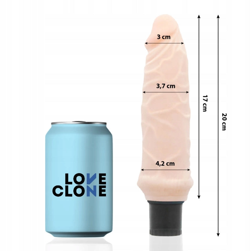 LoveClone Ivar 20 cm Self-lubricating model with adjustable vibration Packaging status original