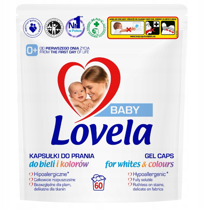 Lovela BABY universal washing capsules 60 pcs.
