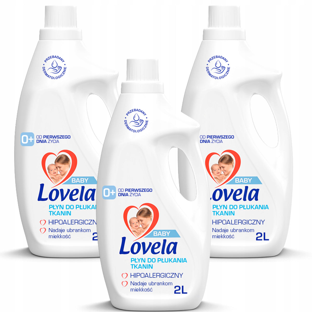 Lovela Baby Hypoallergenic Fabric Rinse Liquid for Children Age 0+ 3x2L