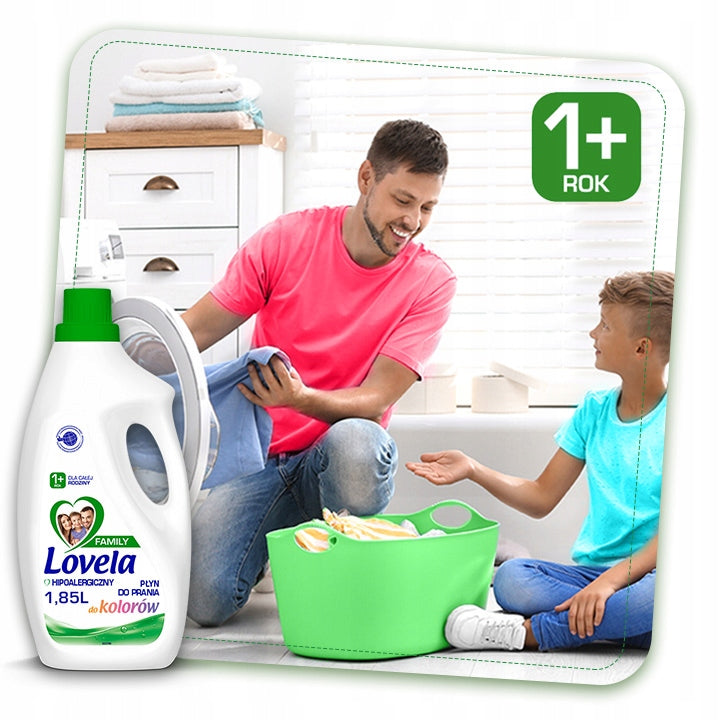 Lovela Colour Washing Liquid Family Colour1,85L 28 Washes Packaging status original