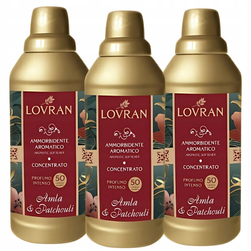 Lovran Amla & Patchouli Fabric Rinse Concentrate 3 x 1L