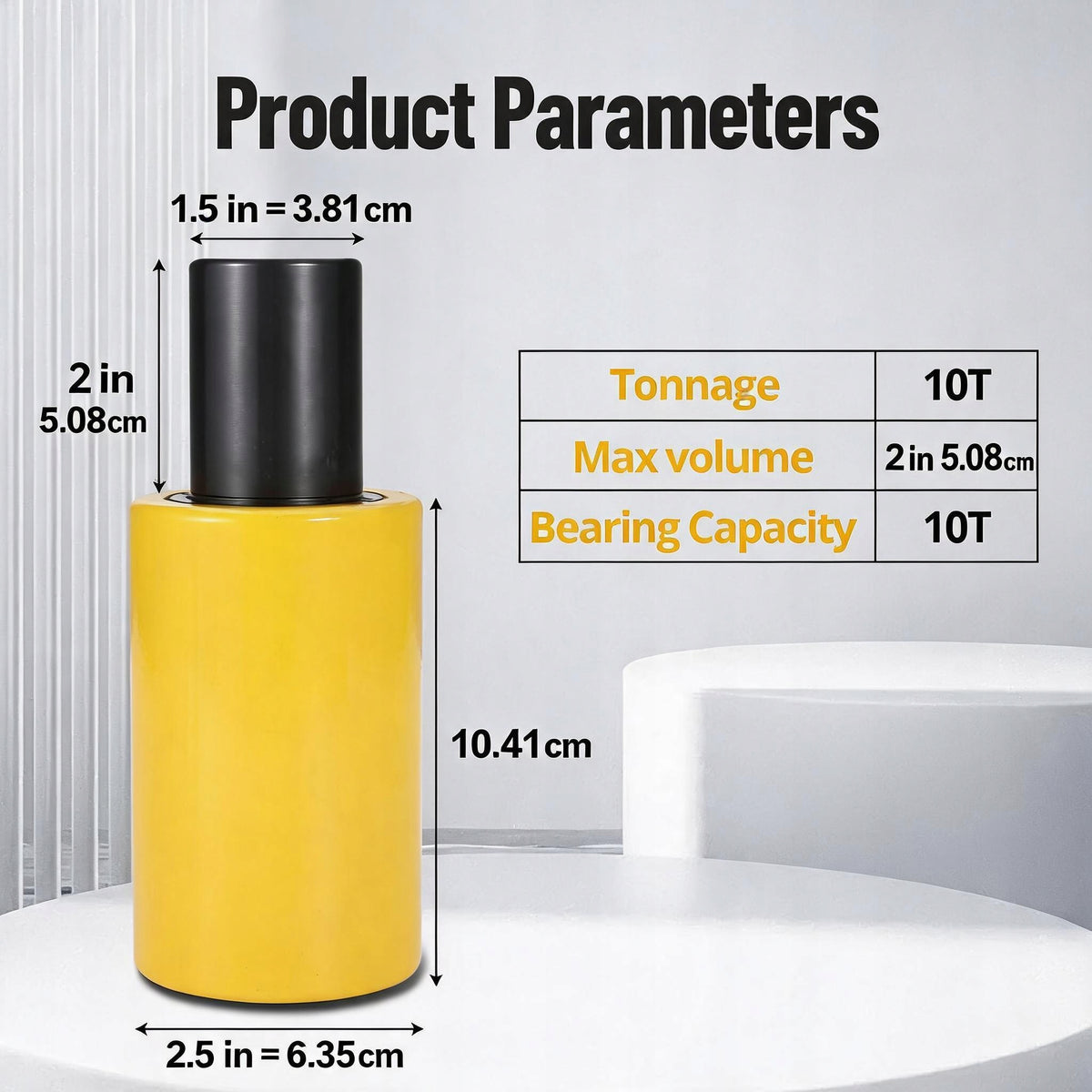 Low Profile Hydraulic Jack, 10 Ton Capacity, 5cm Sturdy Steel Cylinder Brand no brand