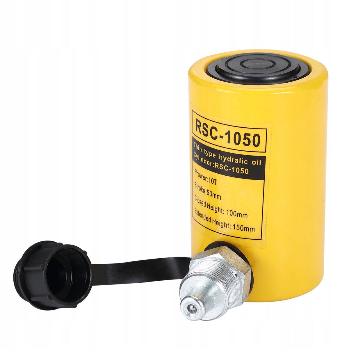 Low Profile Hydraulic Jack, 10 Ton Capacity, 5cm Sturdy Steel Cylinder