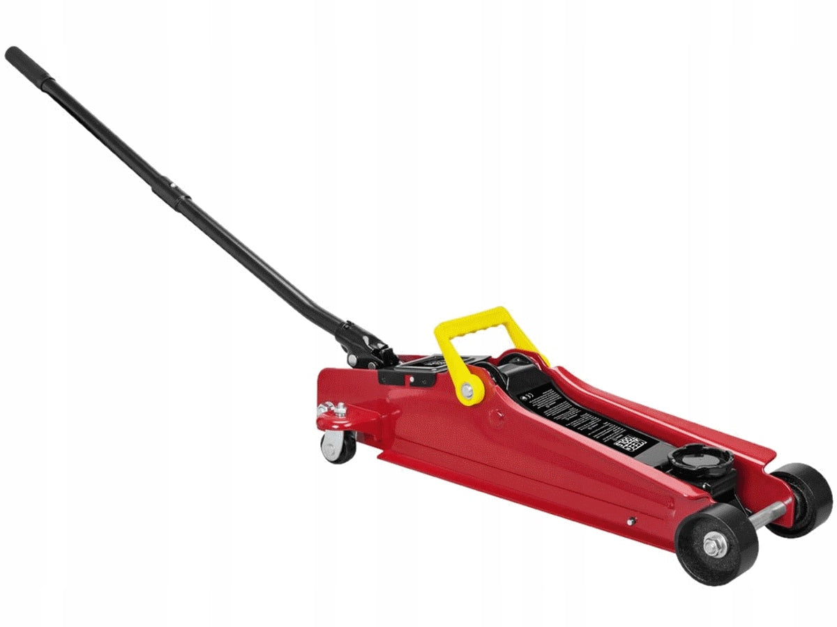 Low profile lift 2t 85-380 mm with handle and steel housing