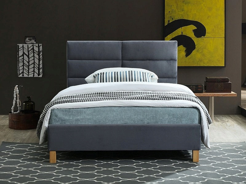Bett Signal Meble Sierra, 120x200 cm, grau 