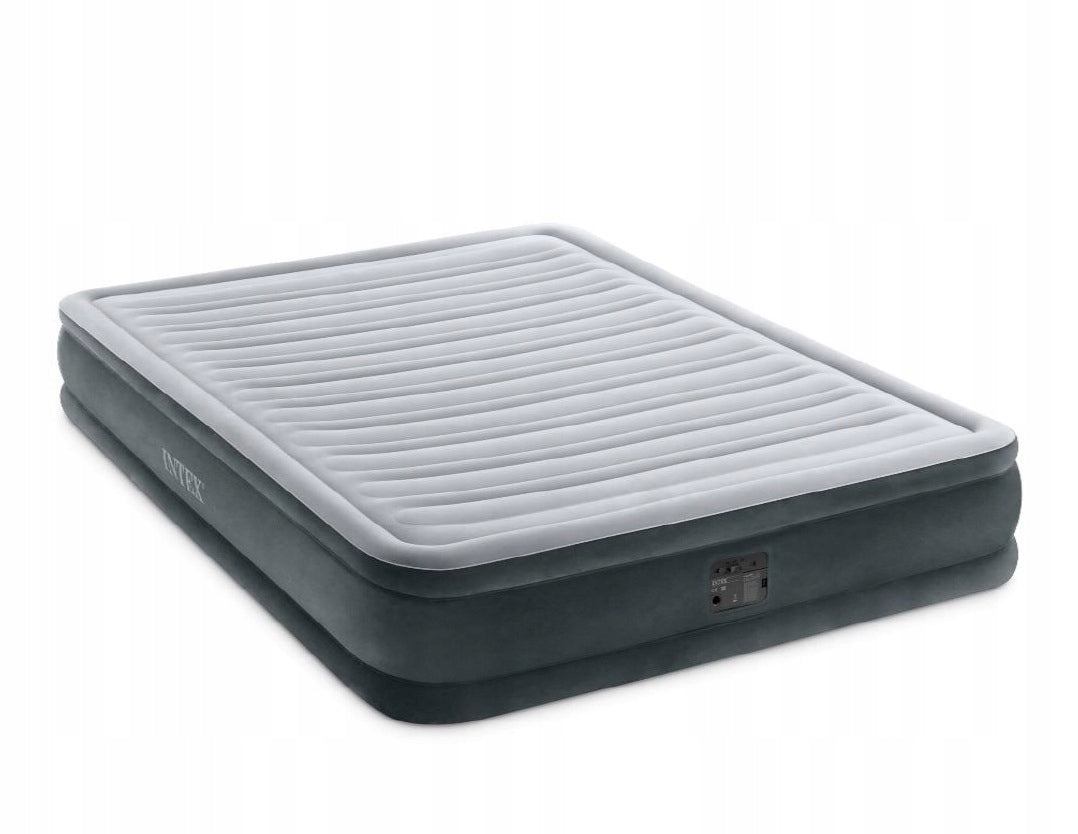 Aufblasbare Matratze Intex Dura-Beam Comfort-Plush Queen 203x152x33 cm, mit integrierter Pumpe 