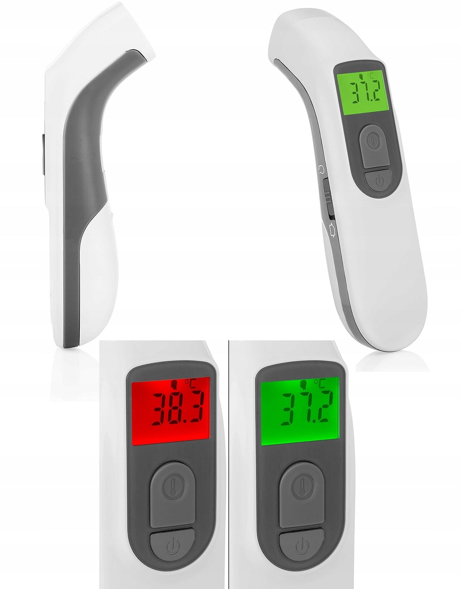 LuX Infrared Non-Contact Thermometer Quick Measurement of Body, Forehead and Ear