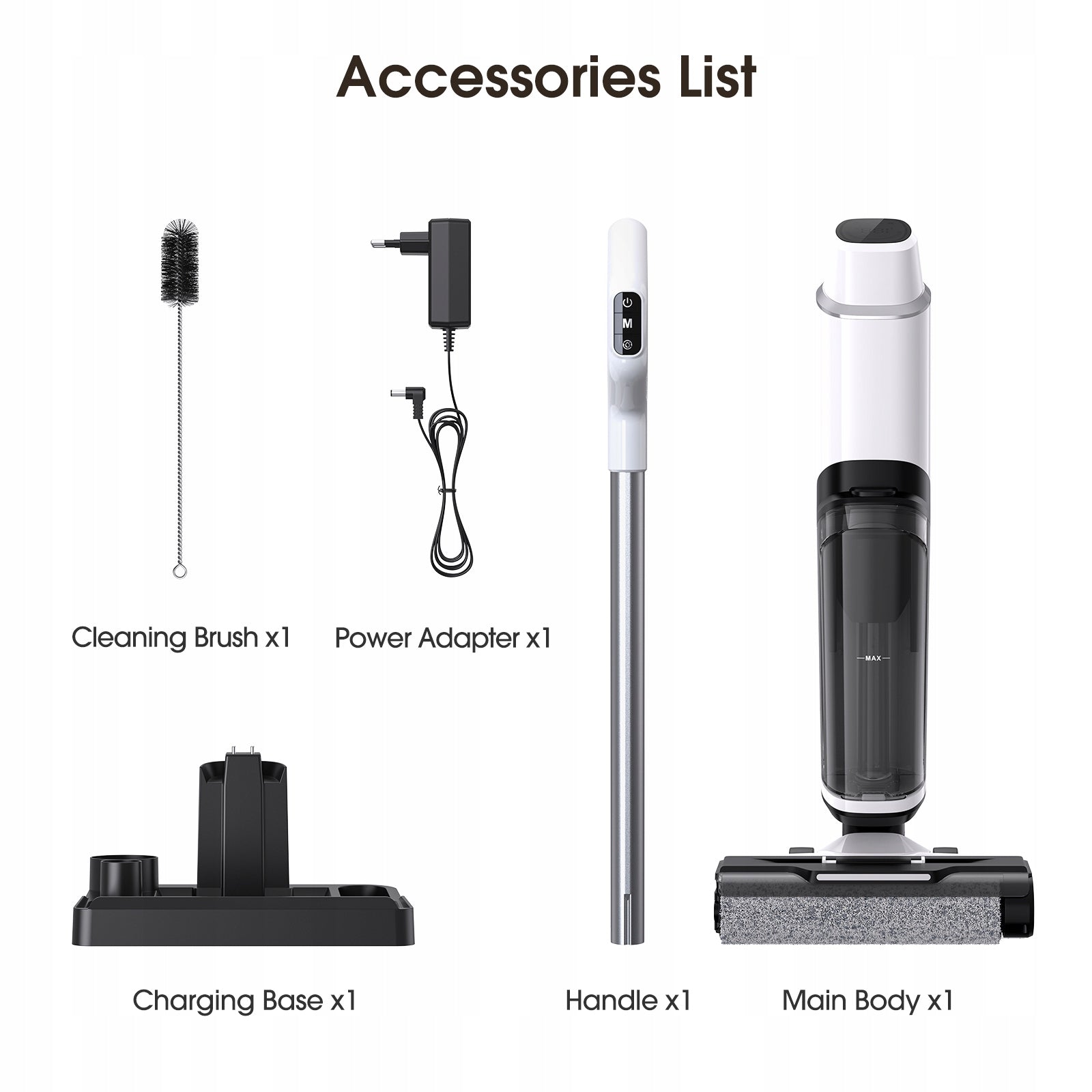 Lubluelu T8A Vertical Vacuum Cleaner Self-Cleaning Wireless Brushless Motor Manufacturer code BVC-T8A