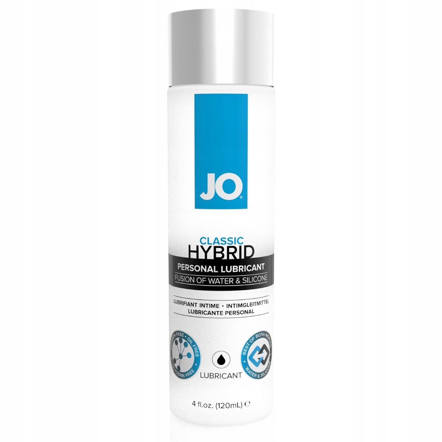 Lubricant Intimate Gel Moisturizing Hybrid with Silicone System JO 120 ml