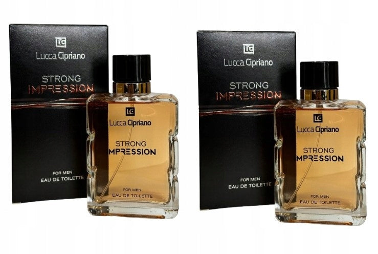 Lucca Cipriano STRONG INPRESSION eau de toilette 100 ml Men x 2pcs