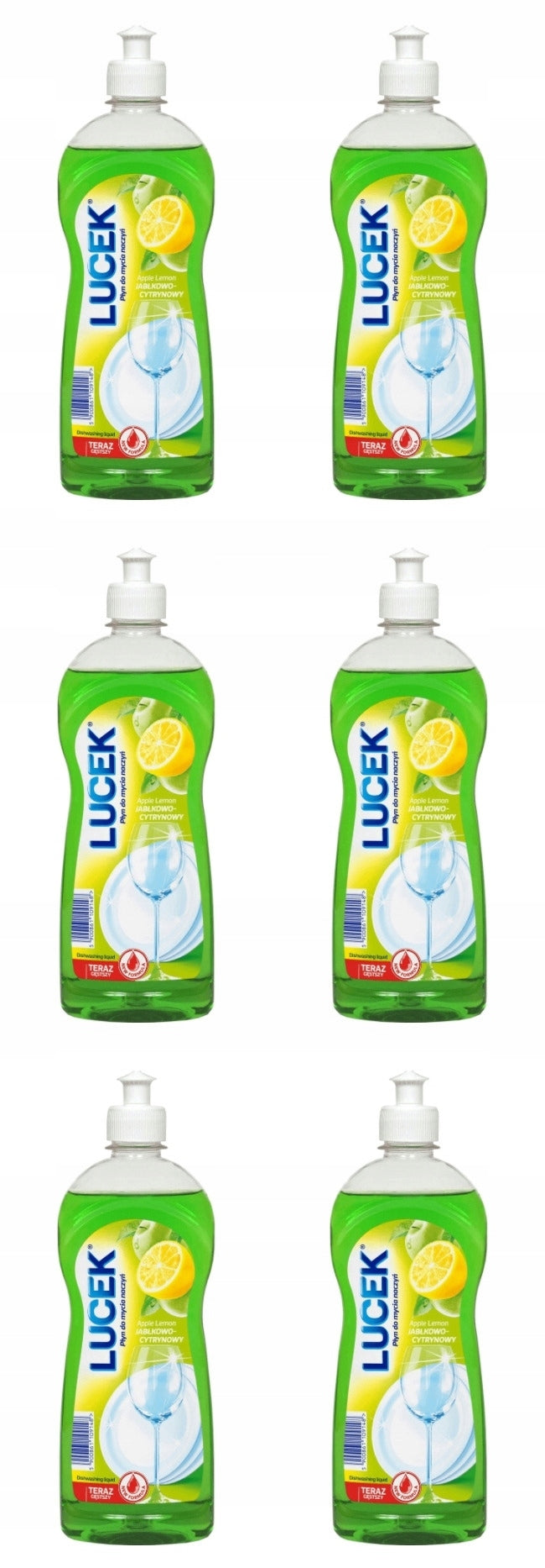 Lucek Apple-lemon dishwashing liquid 6x500ml