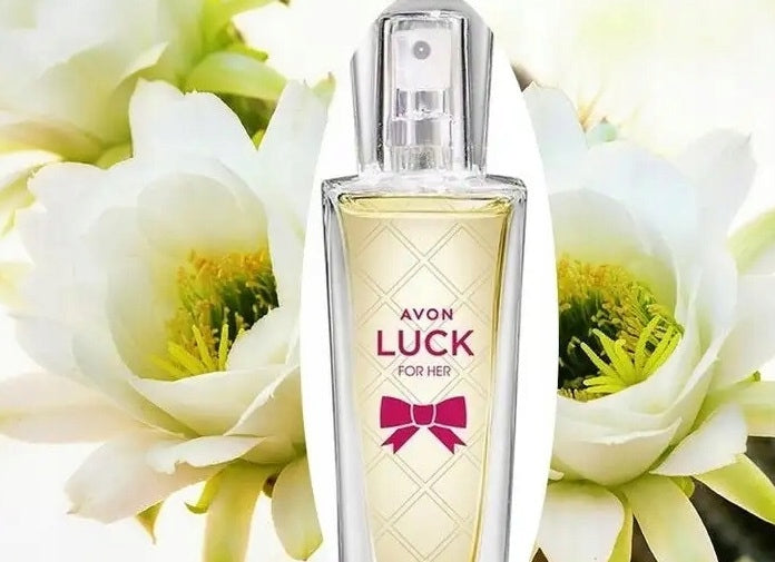 Luck for her Avon Eau de Parfum Packaging status original