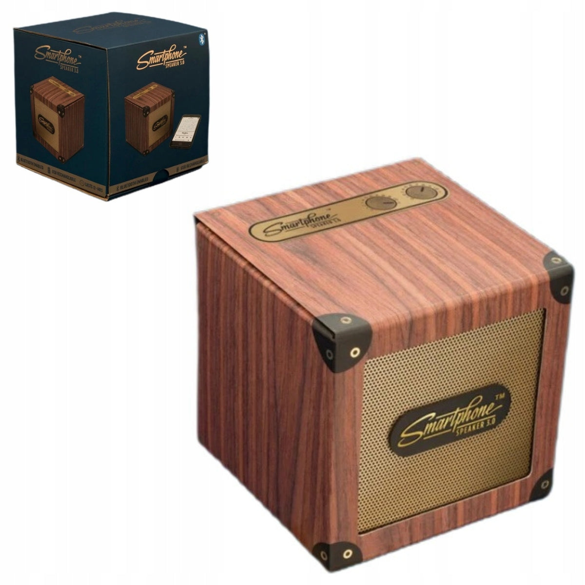 Luckies Retro Portable Speaker Wireless Compact Ideal for Gift