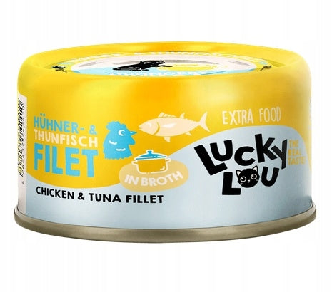 Lucky Lou Ex. Food Fillet chicken tuna in broth 70g for picky cat EAN (GTIN) 4262437742410