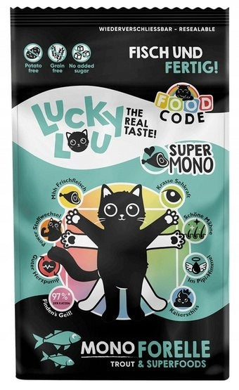Lucky Lou Food Code Mono Trout 340g