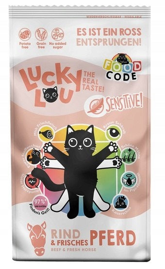 Lucky Lou Food Code Sensitive Beef & Horse 340g