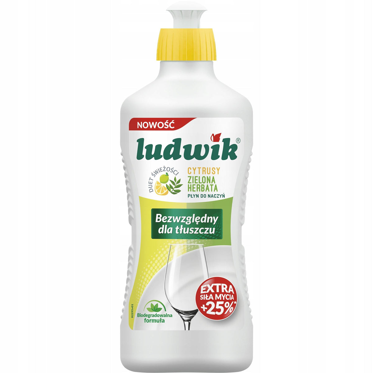 Ludwik Dishwashing Liquid Citrus and Green Tea 900ML