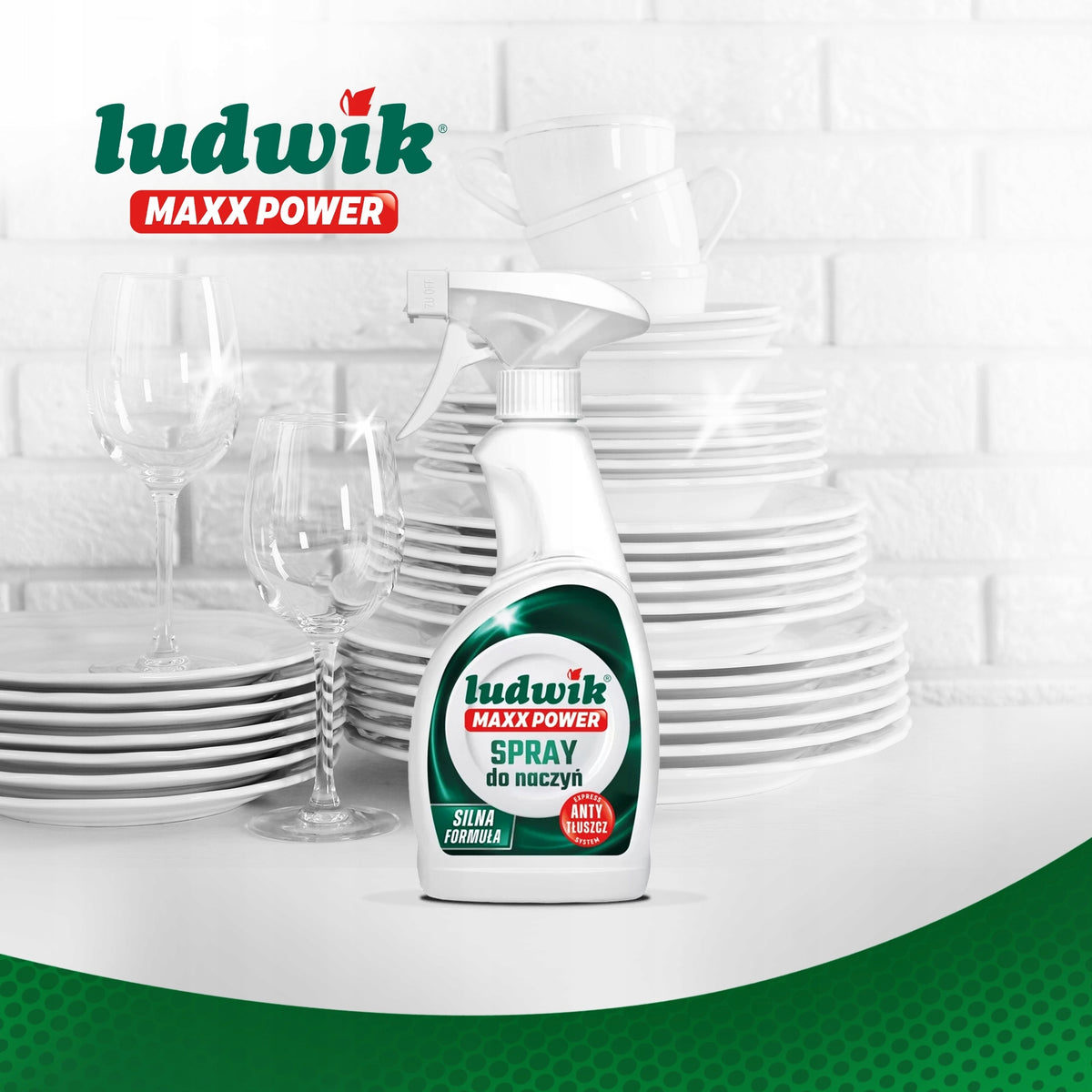 Ludwik MAXX Power Dish Spray 400ml Manufacturer code CG1010108Z8310081