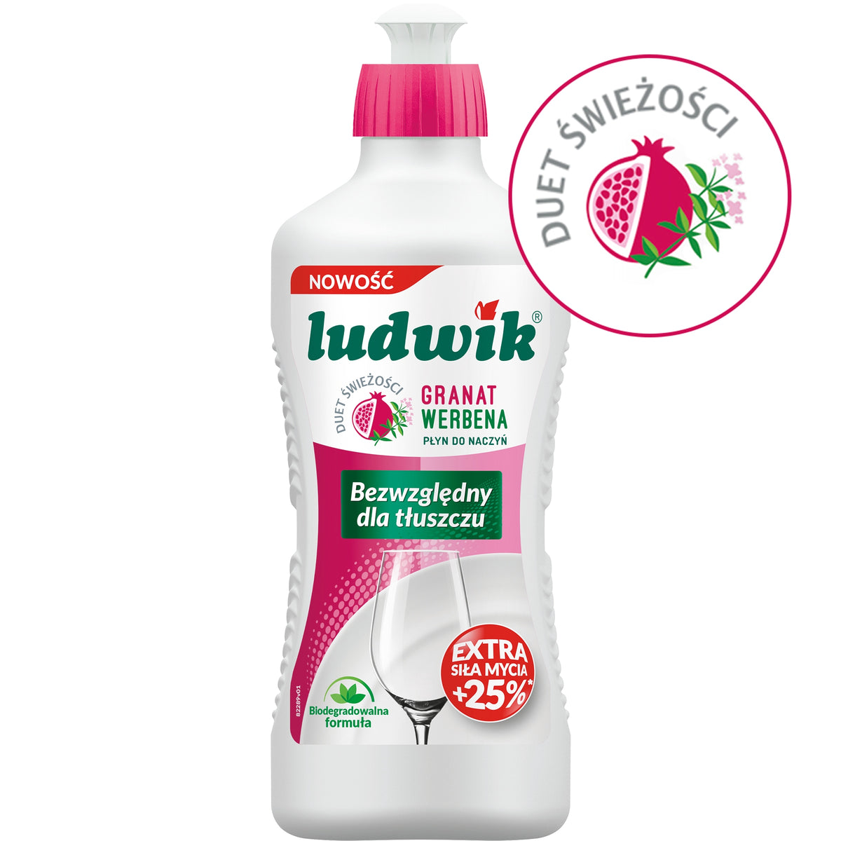 Ludwik Pomegranate Verbena Dishwashing Liquid 450 g