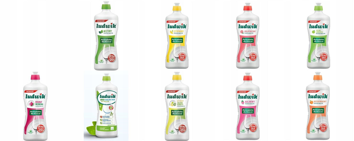 Ludwik Pot Cleaning Kit - 9 Dishwashing Liquids