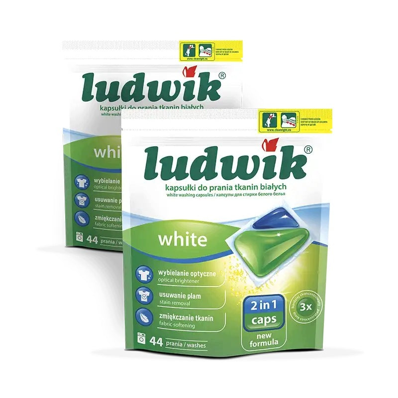 Ludwik White Washing Capsules SET 88 Washes 2in1