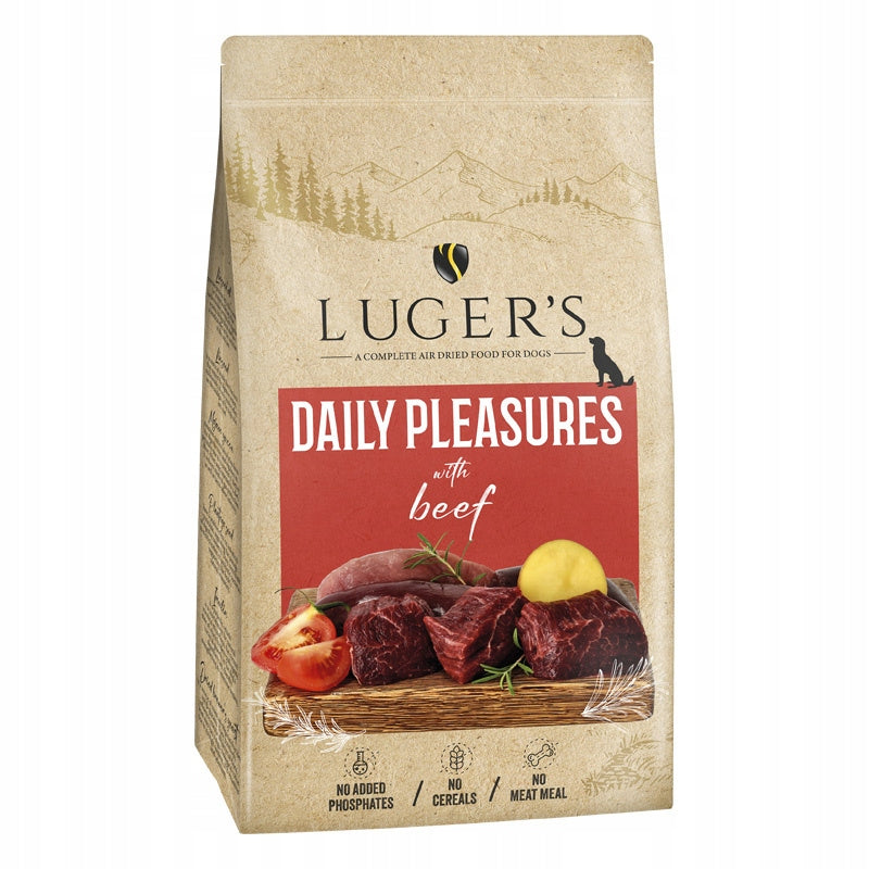Luger’s Daily Pleasures Dried Dog Food with Beef 9 kg