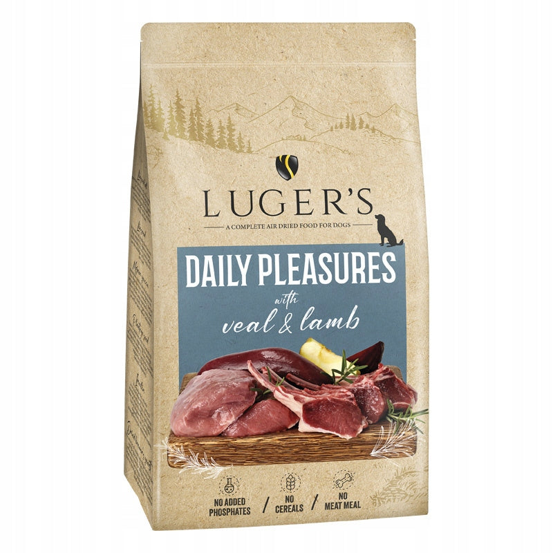 Luger’s Daily Pleasures Dried Dog Food with Veal and Lamb 9 kg