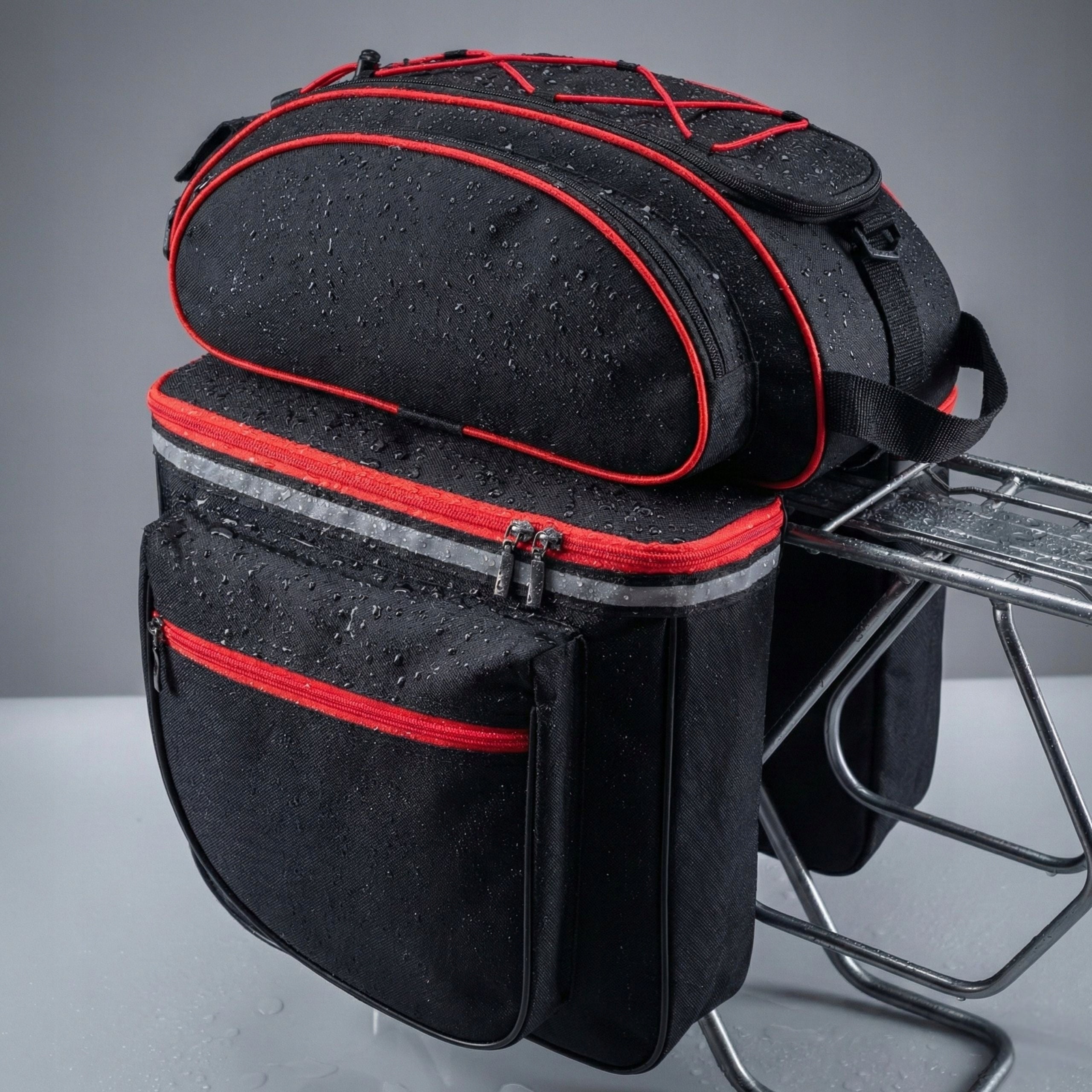 Luggage pouch + Bicycle bag Backpack Codura Polish Product Convey Manufacturer code SAKWA ROWEROWA CONVEY róż z