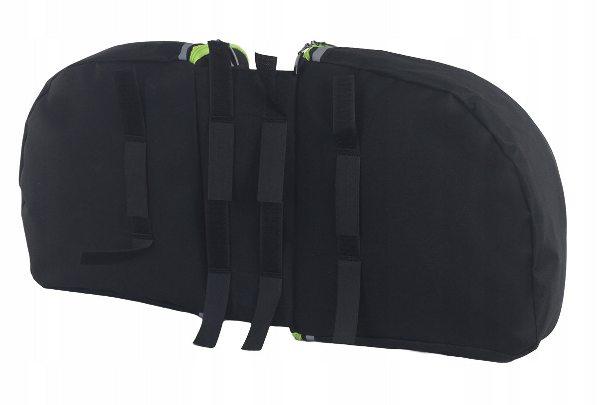 Luggage pouch two compartments Bicycle bag Codura Polish Product Convey Model Sakwa na bagażnik