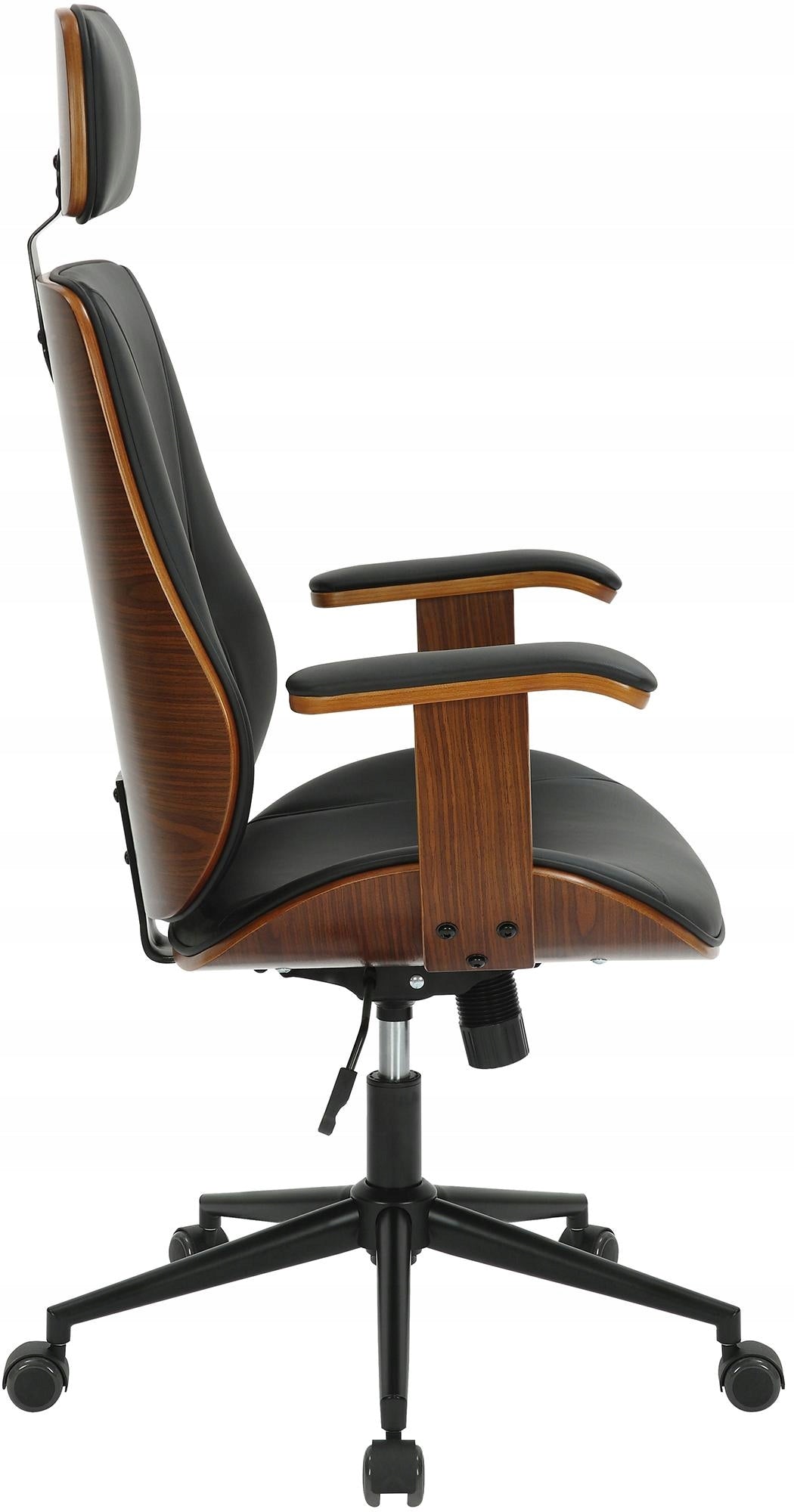 Lugo office chair eco leather, walnut/black Manufacturer code LUGO-120