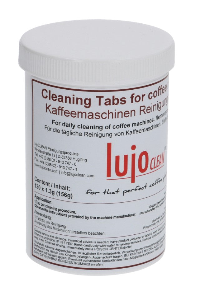 Lujo clean cleaning tablets for espresso machine 120pcs Manufacturer code 81013