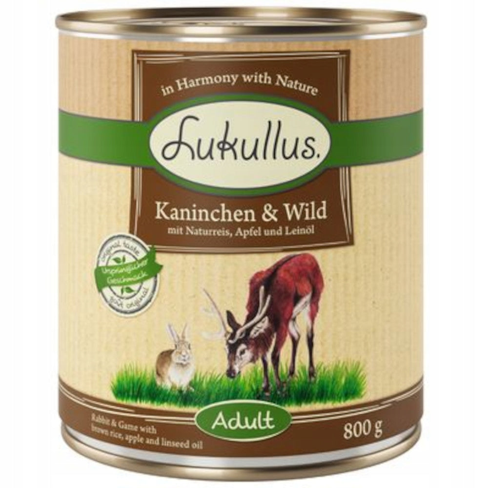 Lukullus Rabbit venison 6x800g Brand Lukullus