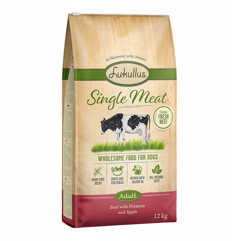 Lukullus Single Meat, beef (without cereals) 12kg
